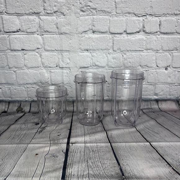 Magic Bullet Blender 10- Piece Black Silver MBR-1101 Base Container Cups Blade - Picture 4 of 5